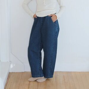 Arc wide leg Denim Pants in Dark Blue SOLD OUT ONLINE
